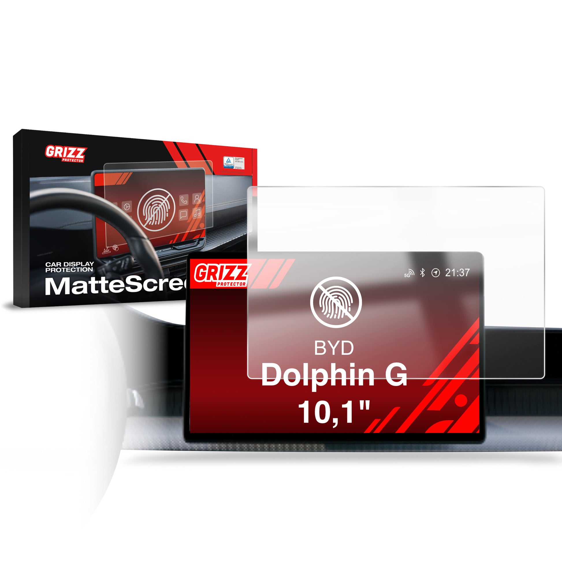 Anti-fingerprint screen protector for car touchscreen