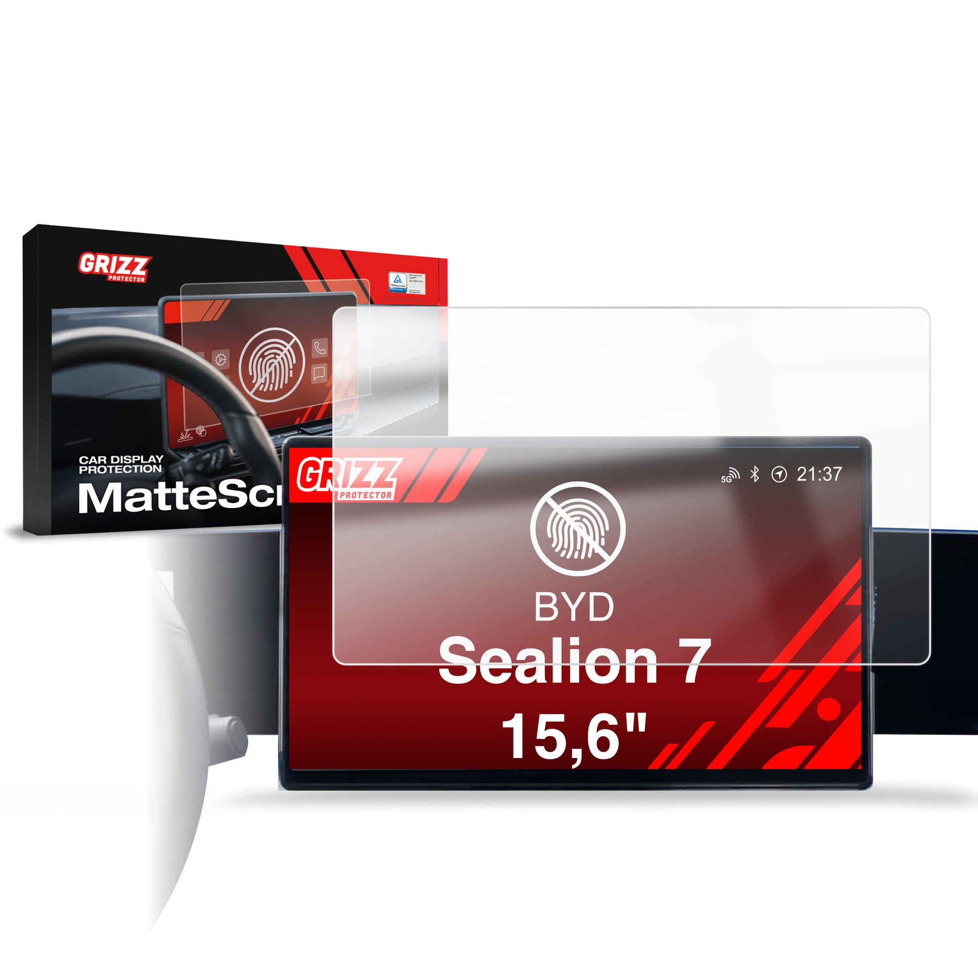 Anti-fingerprint screen protector for car touchscreen